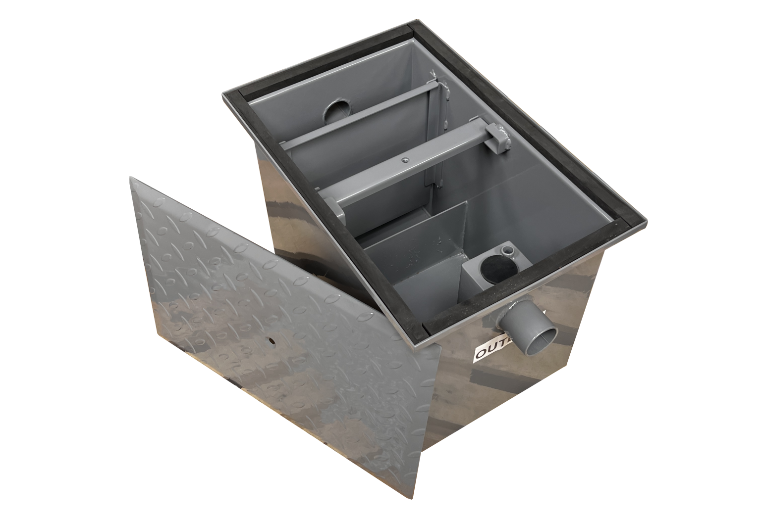 40 Litre Steel Grease Fat Trap The Grease Trap Store